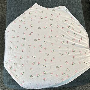 Floral Pink Nursing shawl